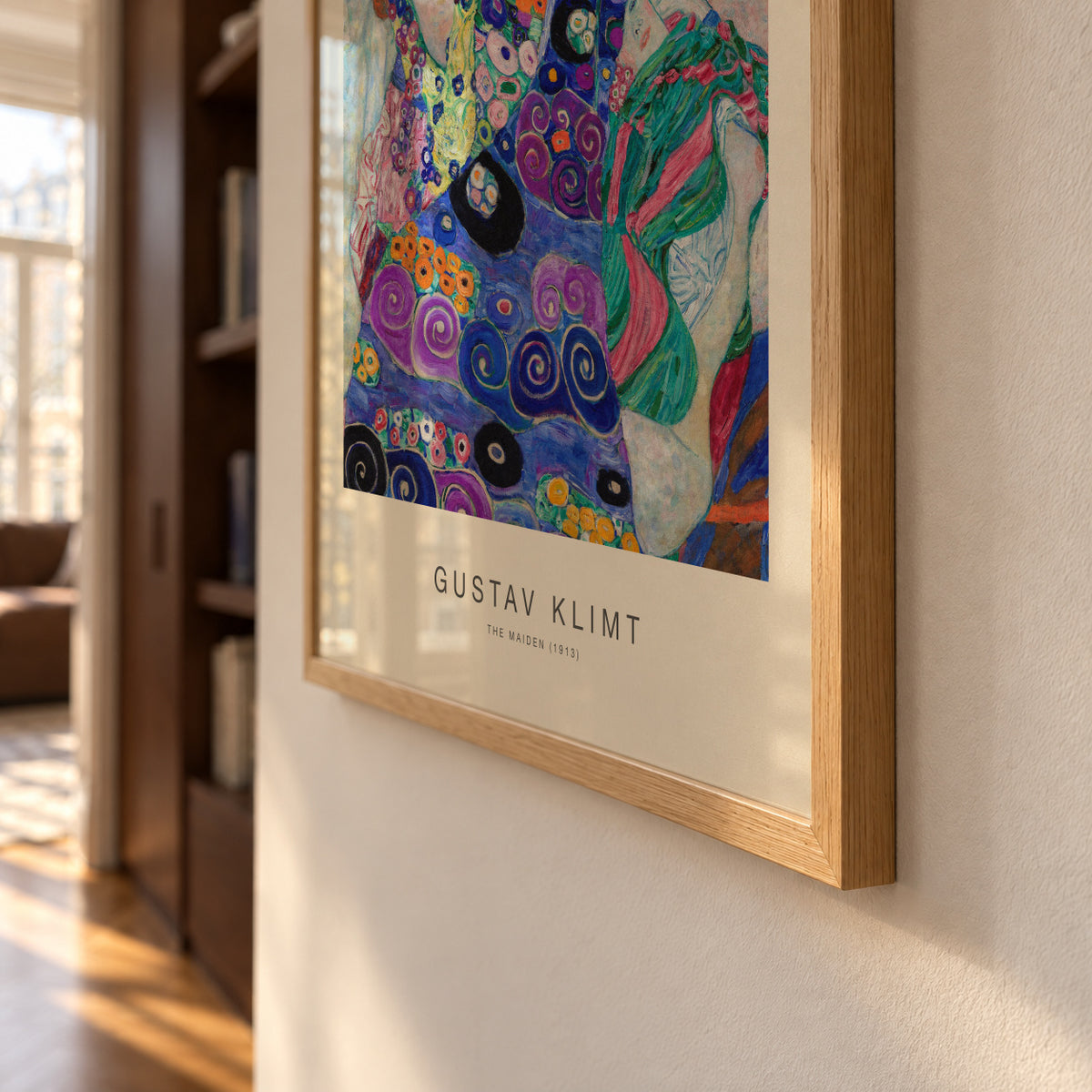 The Maiden (Special Edition) - Gustav Klimt - Framed poster detail