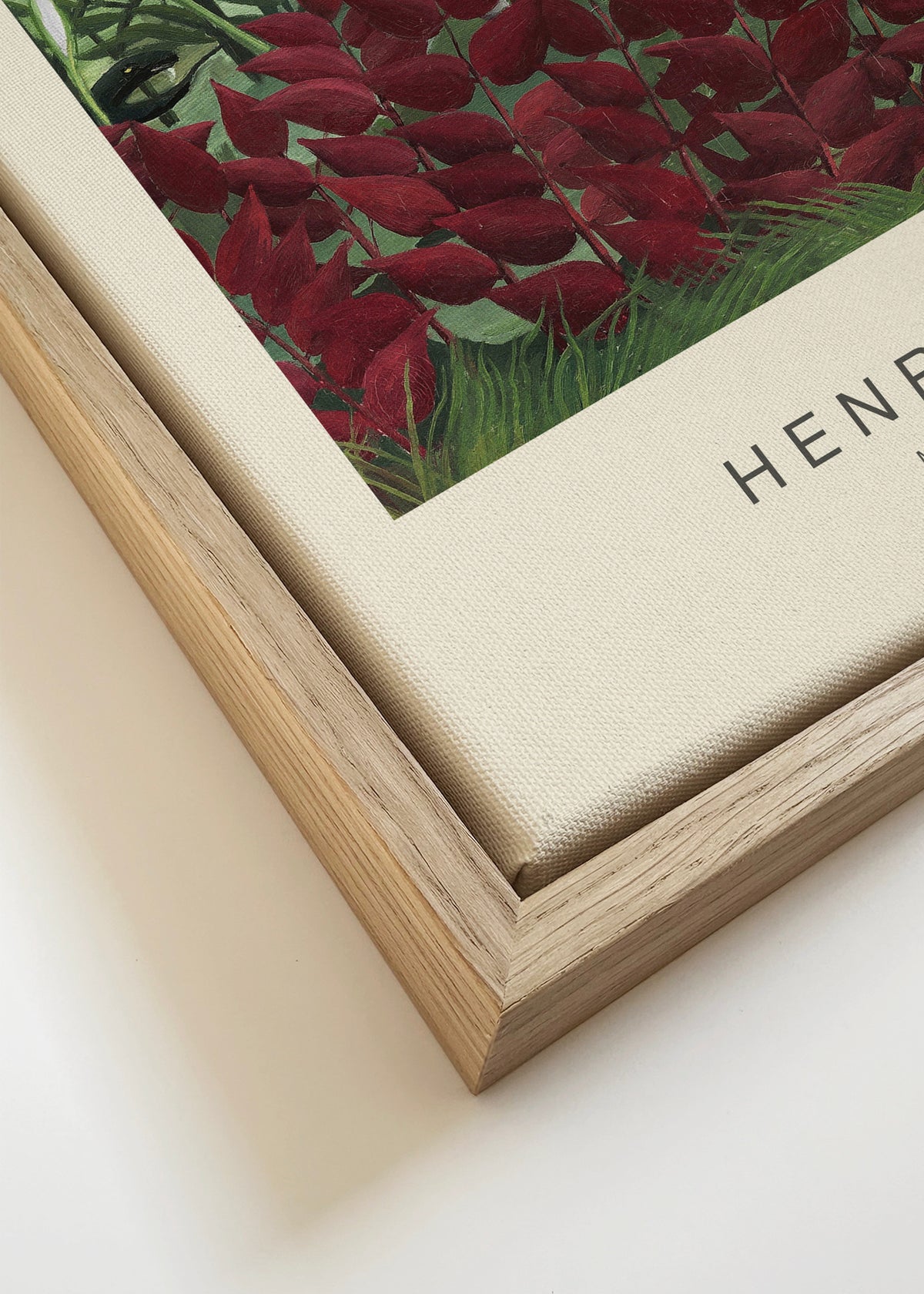 Monkeys in the Jungle (Special Edition) - Henri Rousseau - Framed canvas detail
