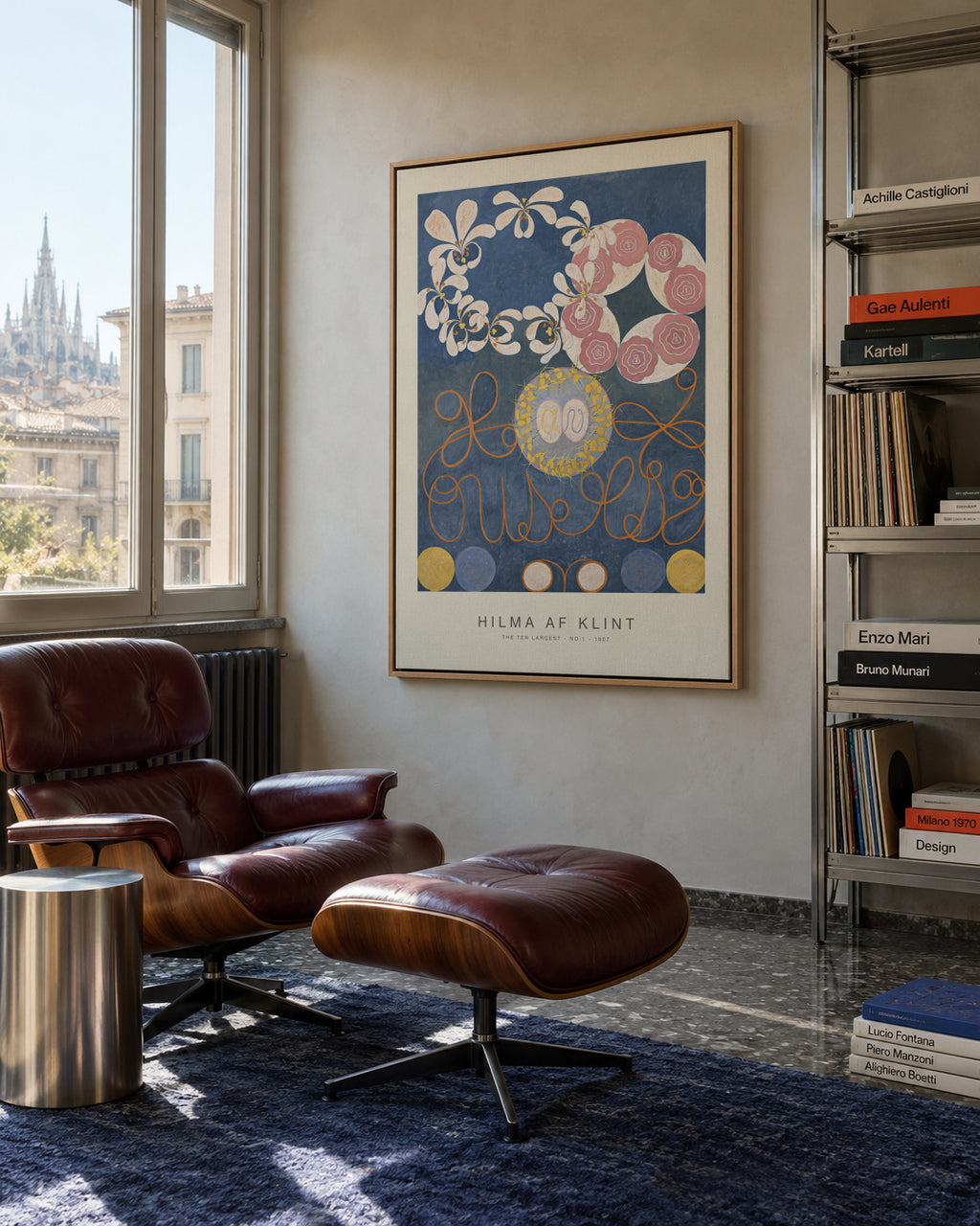 The Ten Largest, No.1 (Special Edition) - Hilma af Klint - Framed canvas in an interior