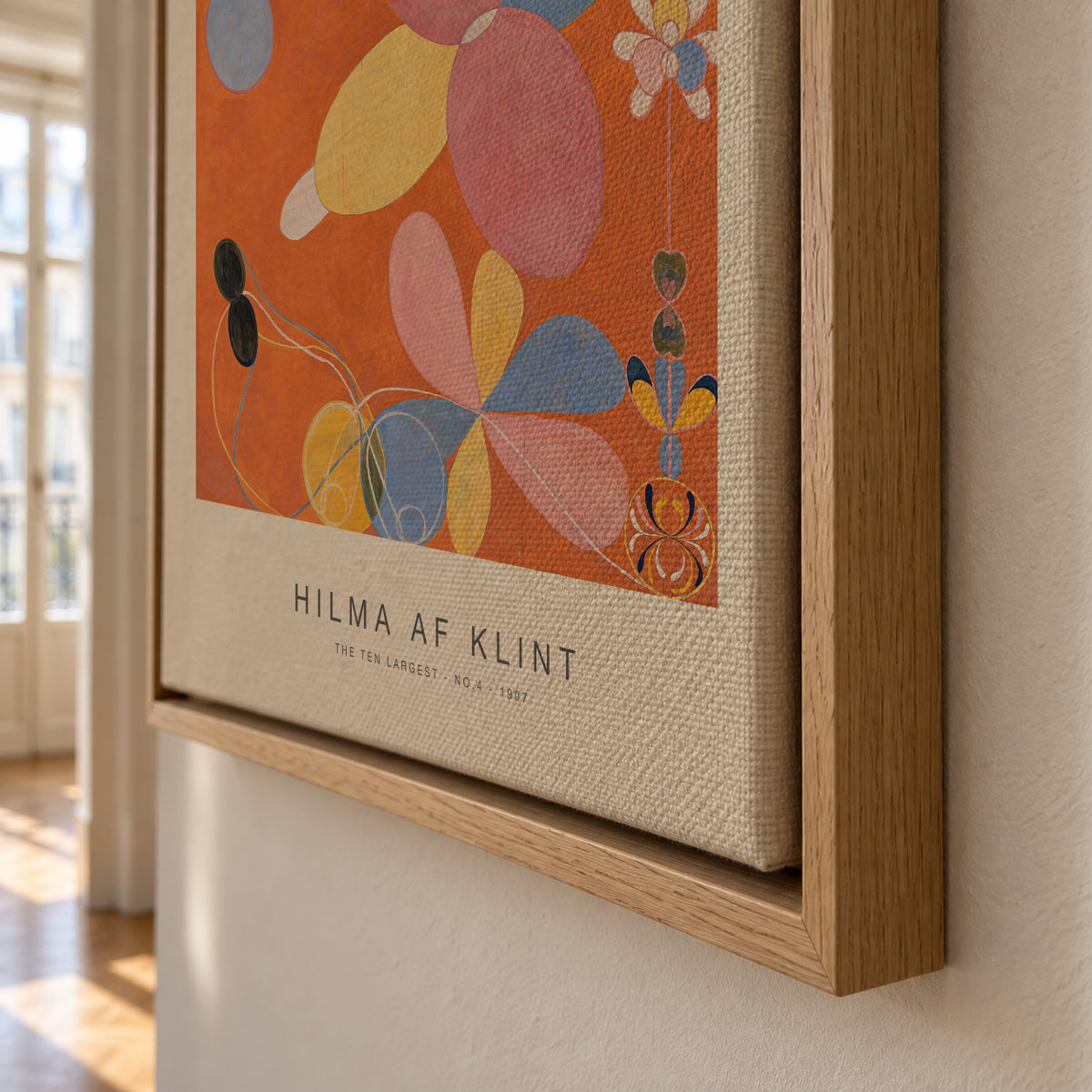 The Ten Largest, No.4 (Special Edition) - Hilma af Klint - Framed canvas detail