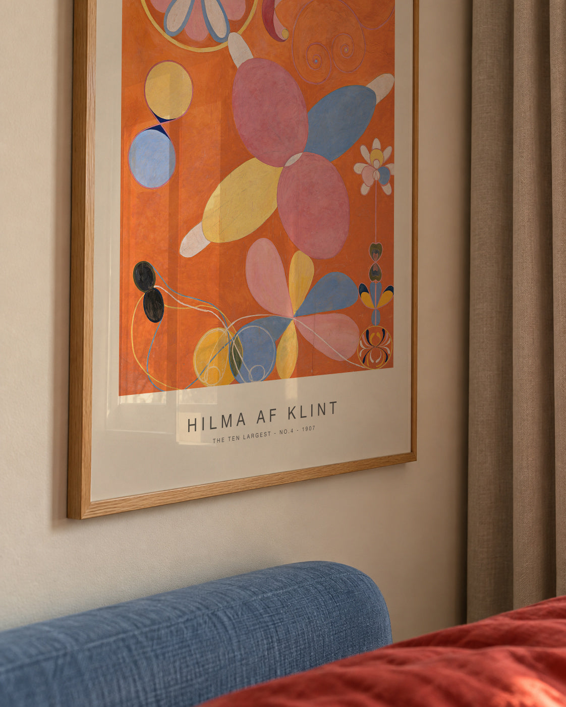 The Ten Largest, No.4 (Special Edition) - Hilma af Klint - Framed poster detail