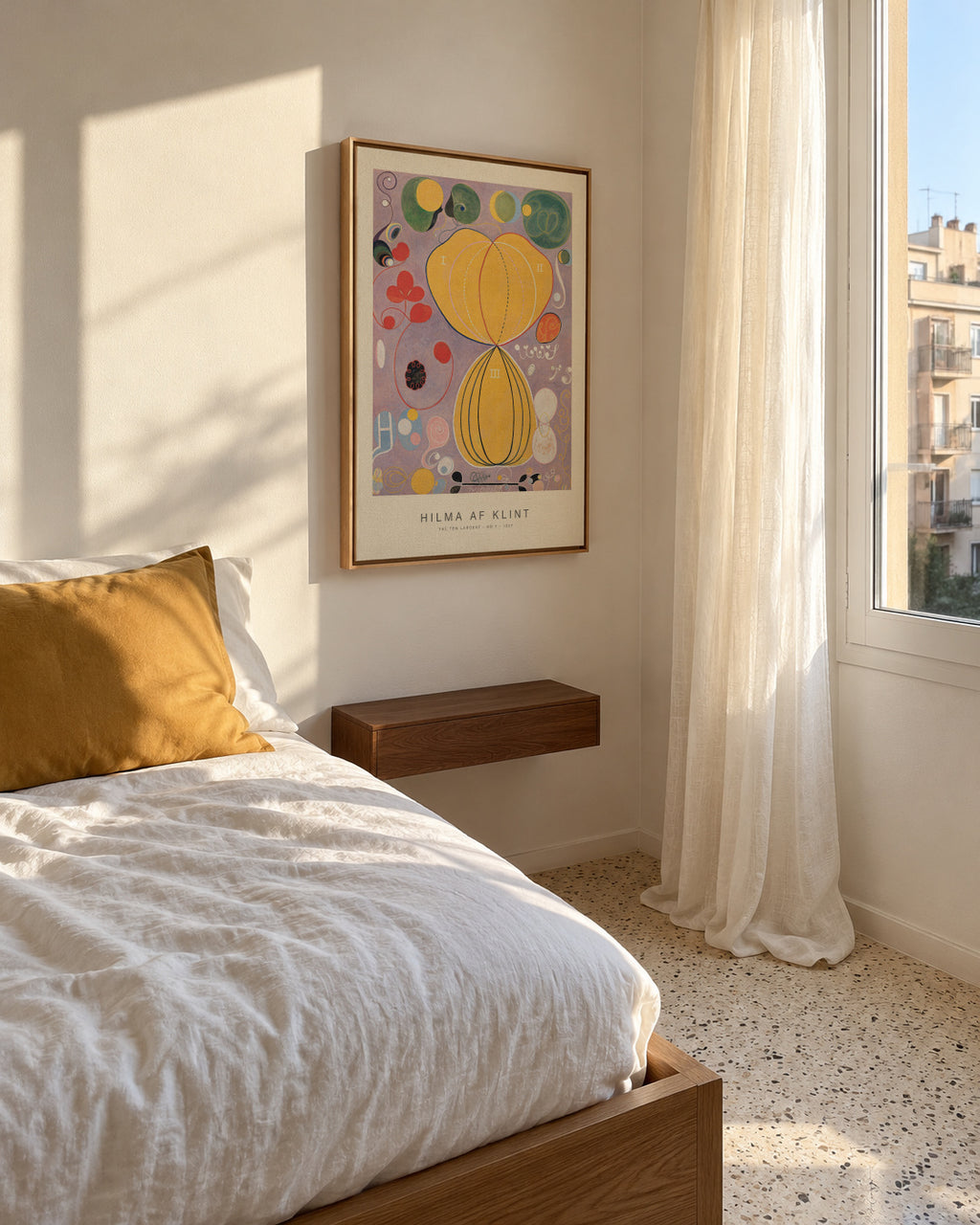 The Ten Largest, No.7 (Special Edition) - Hilma af Klint - Framed canvas in an interior