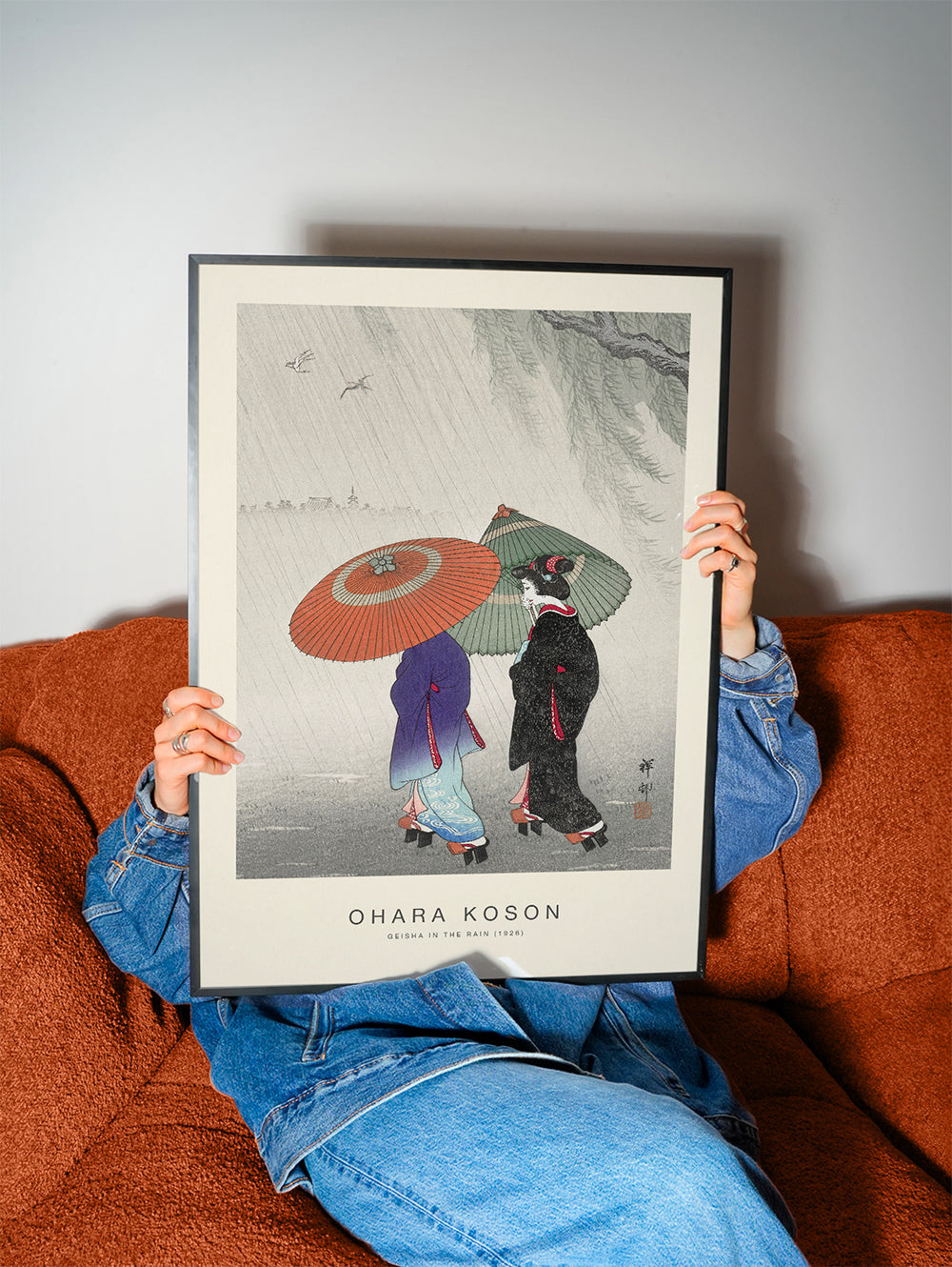 Geisha in the Rain (Special Edition) - Ohara Koson