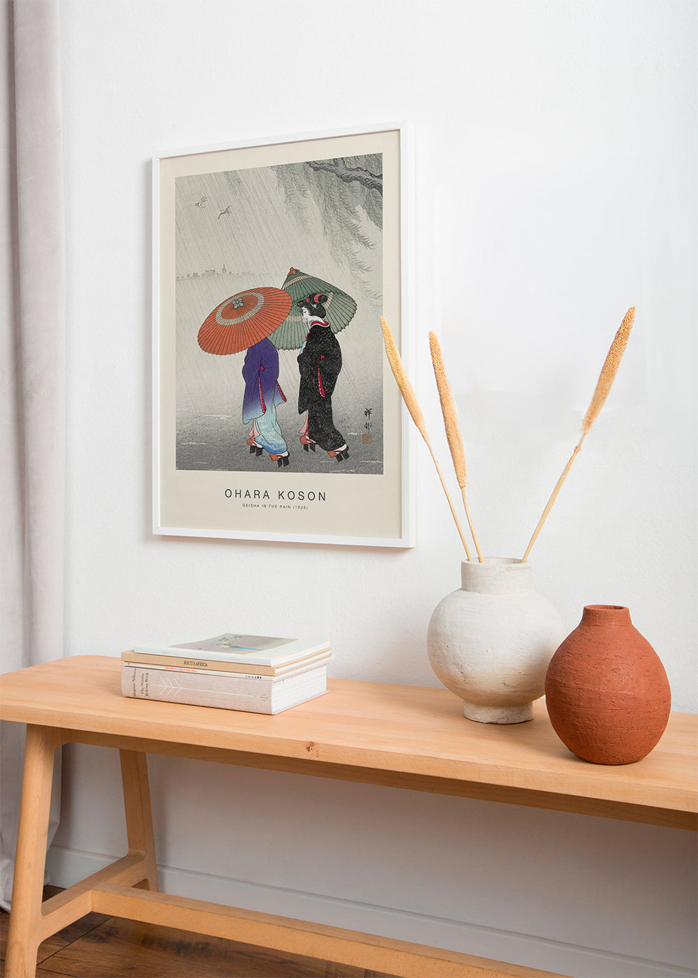 Geisha in the Rain (Special Edition) - Ohara Koson