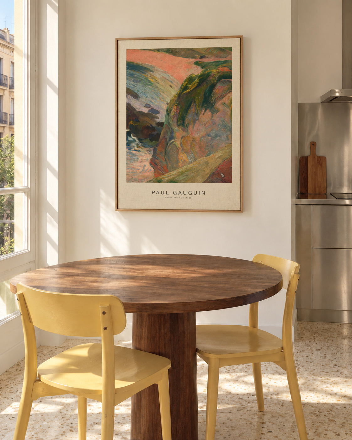 Above the Sea (Special Edition) - Paul Gauguin - Framed canvas in an interior