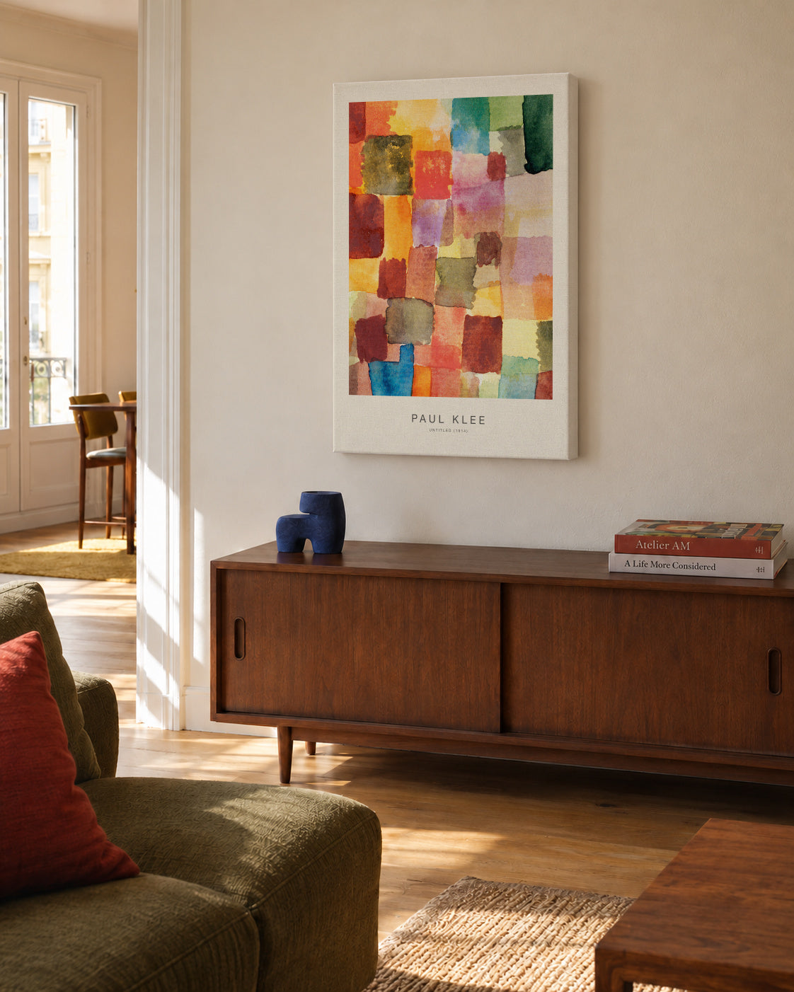 Untitled (Special Edition) - Paul Klee - Unframed canvas in an interior