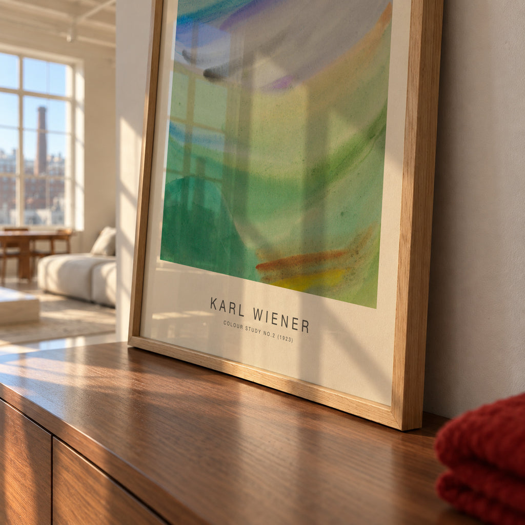 Colour Study No.2 - Karl Wiener - Framed poster detail