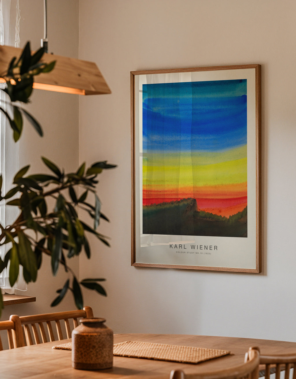 Colour Study No.10 - Karl Wiener - Framed poster detail