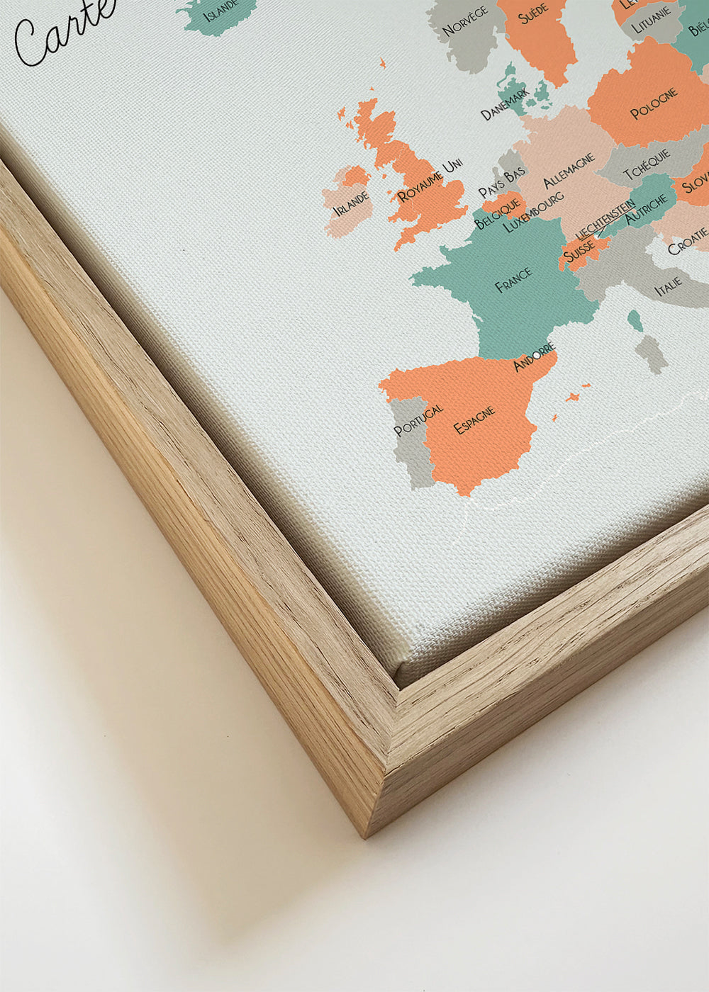 Carte d’Europe (french)