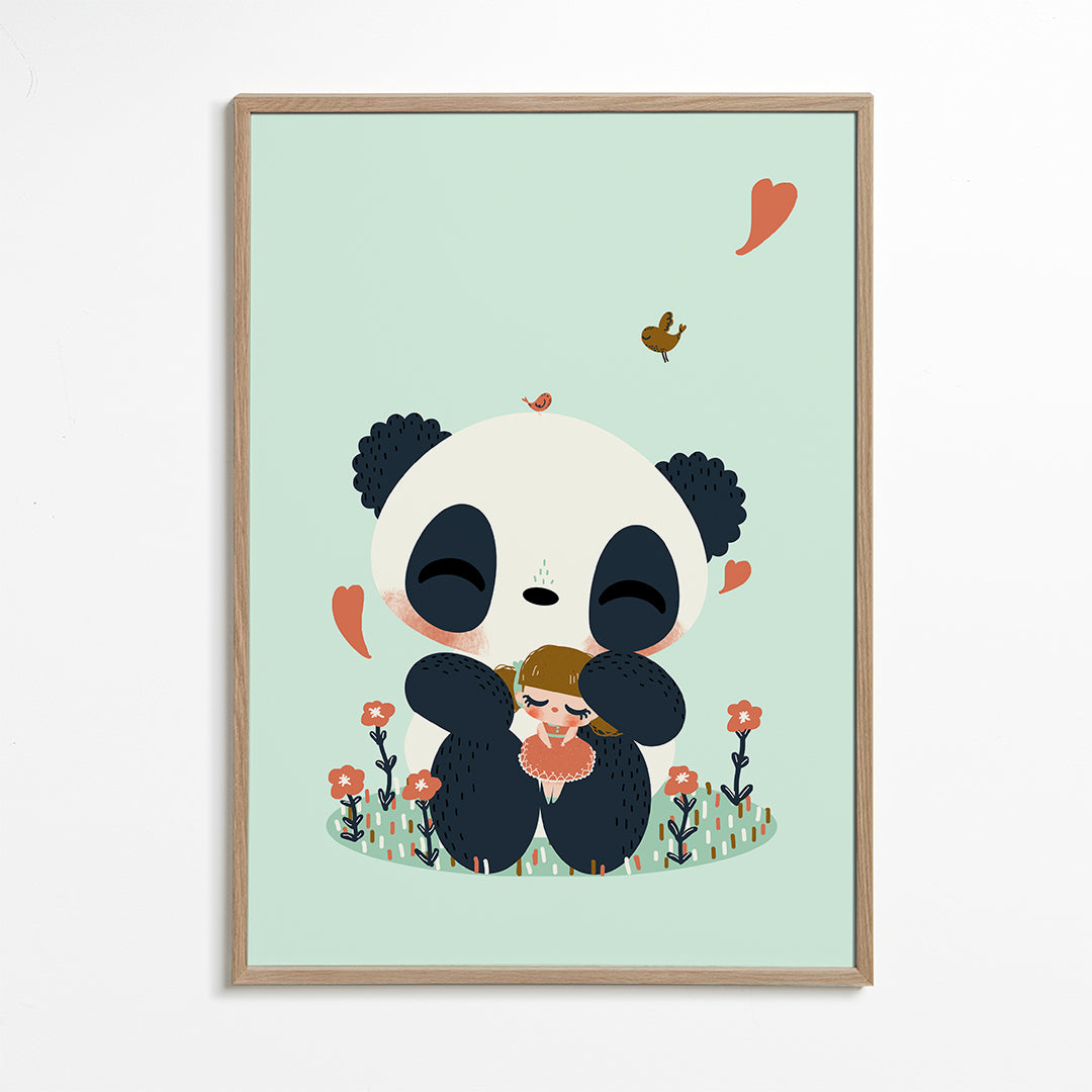 The Panda and the Little Girl