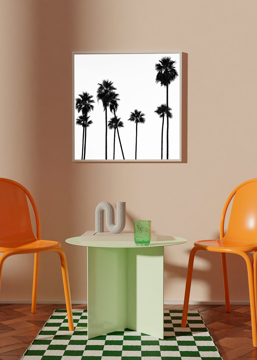 Black California - Palm Trees L.A II