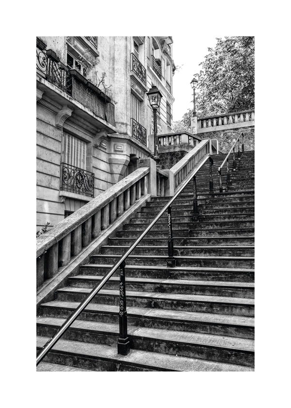 Black Montmartre - Parisian Stair Railing