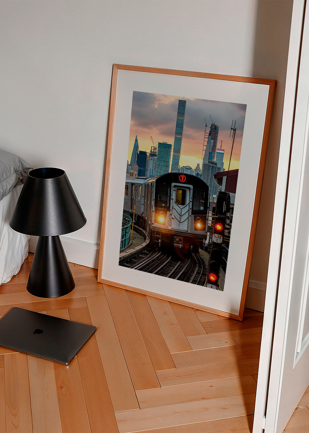 Travel poster: Subway 7 in the city sunset – Product2