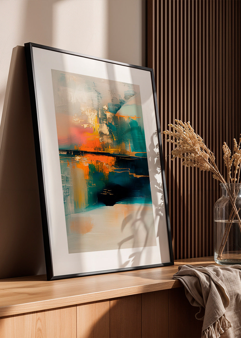 Abstract artwork with aquatic reflections – Product2