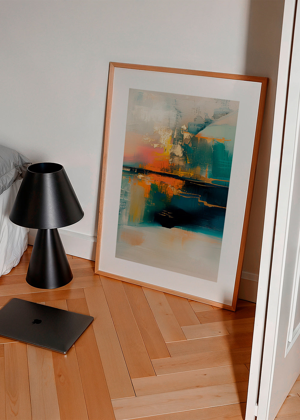 Abstract artwork with aquatic reflections – Product3