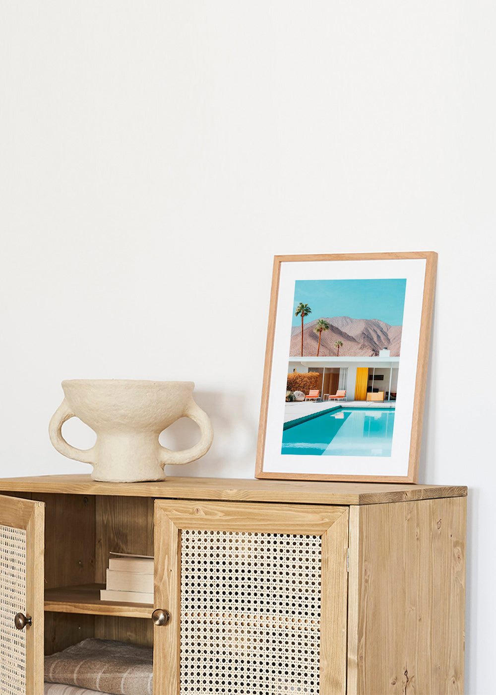 Landscape art with pool and palms – Product1