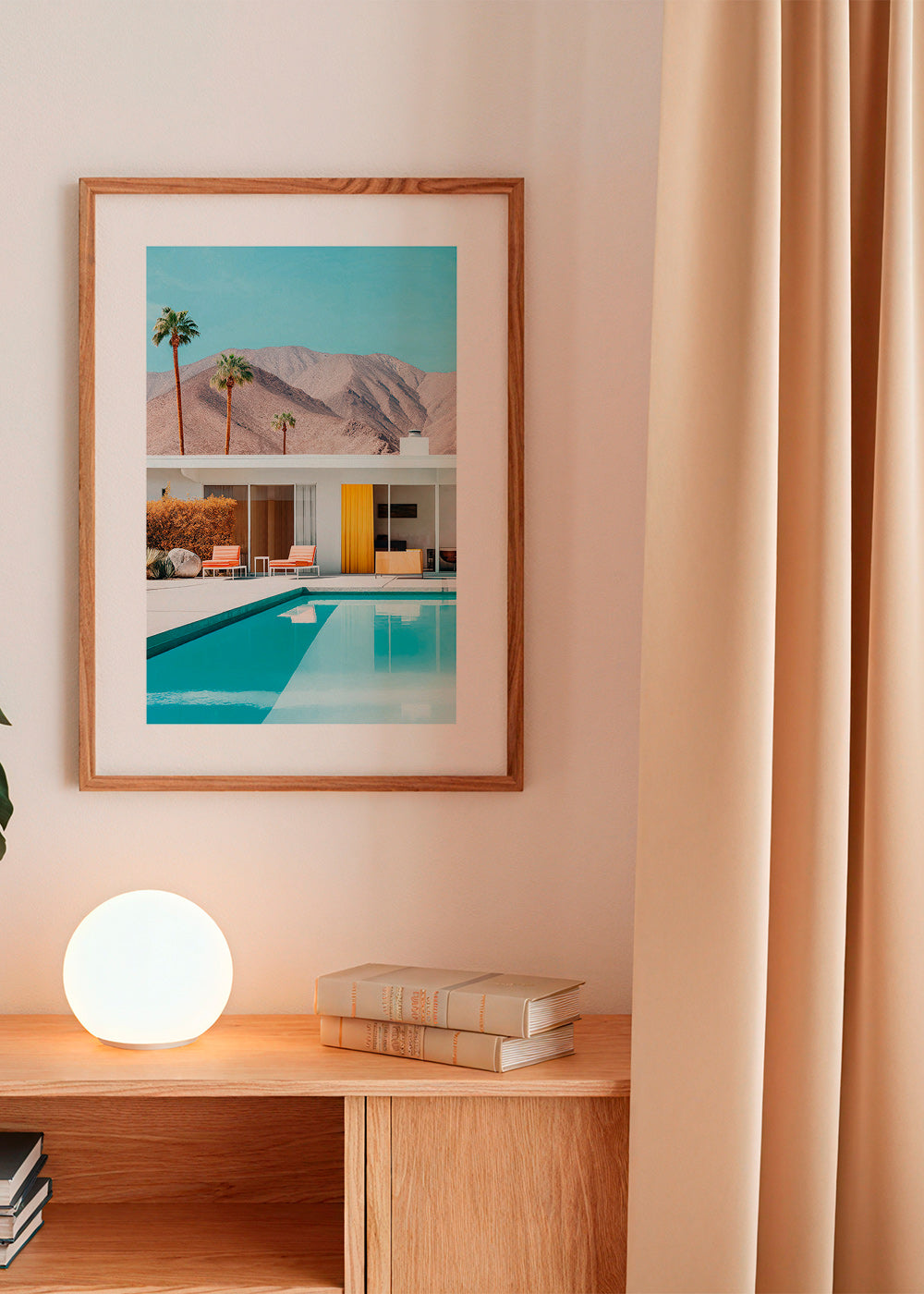 Landscape art with pool and palms – Product2