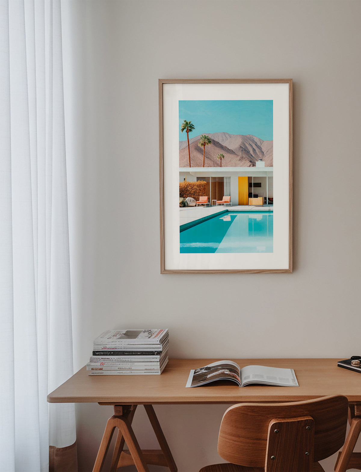 Landscape art with pool and palms – Product3