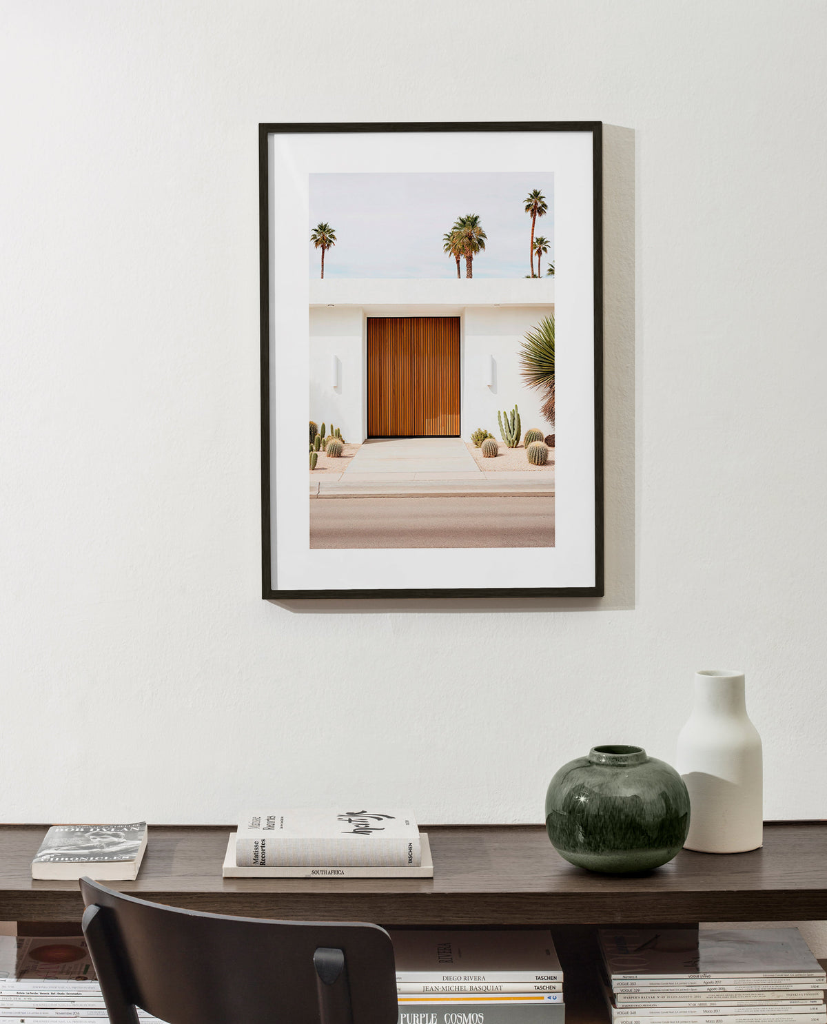 Architectural photograph with slatted door – Product3