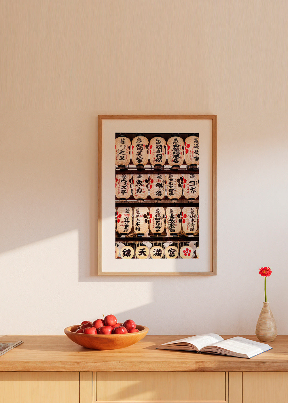 Photograph of Japanese lanterns grid – Product3