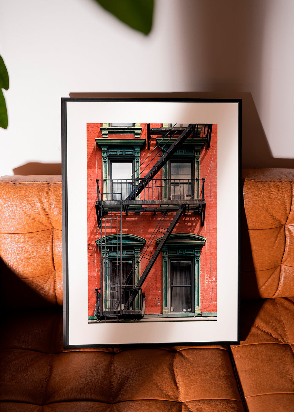 City art: NY facade with fire escape – Product1