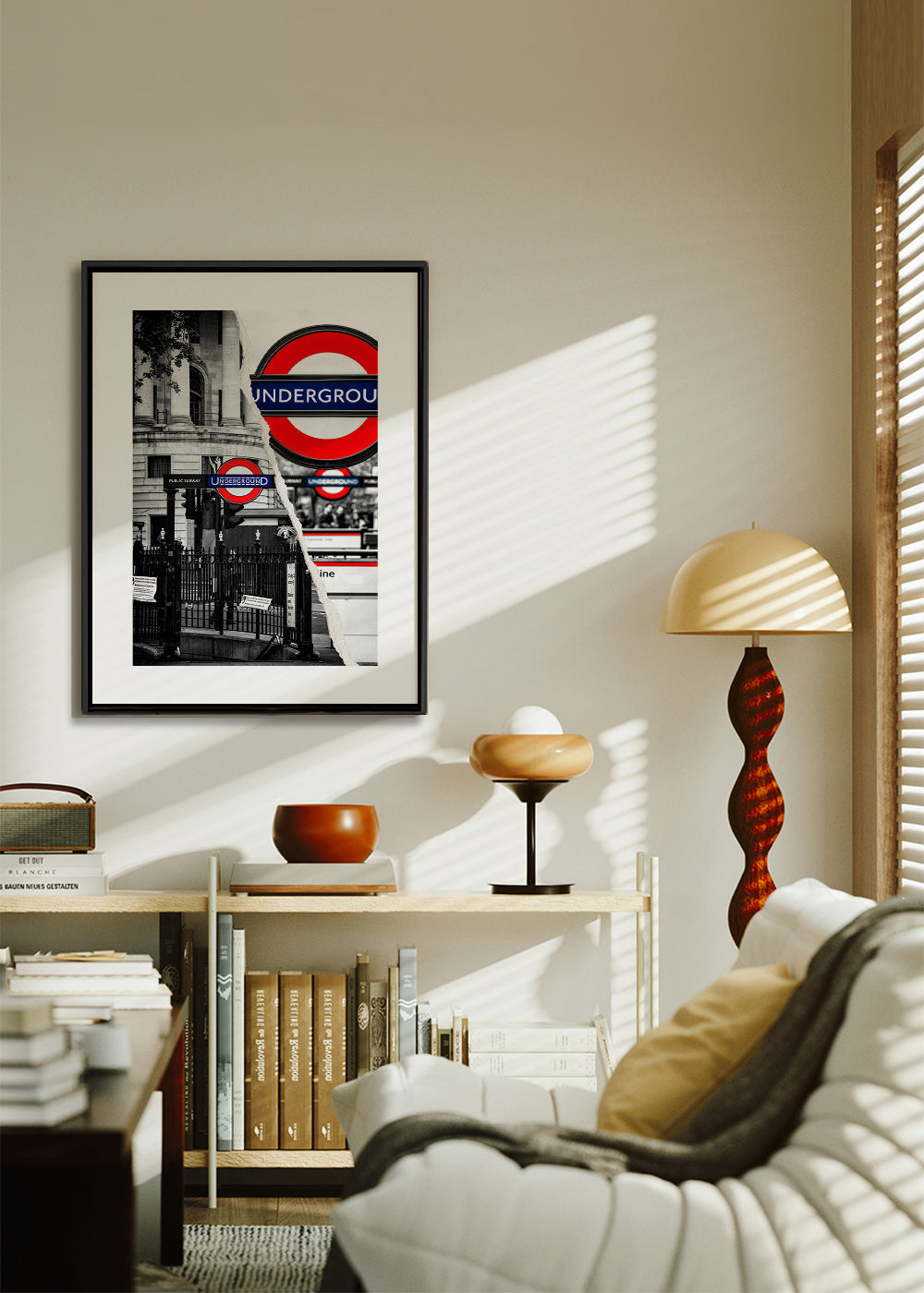 City art featuring Underground sign in London – Canvas1
