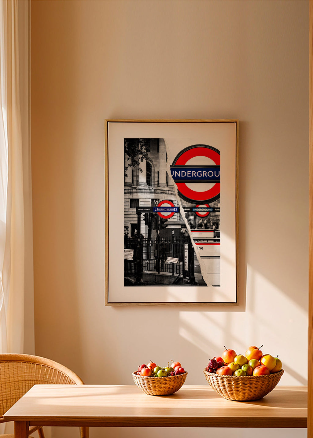 City art featuring Underground sign in London – Canvas2