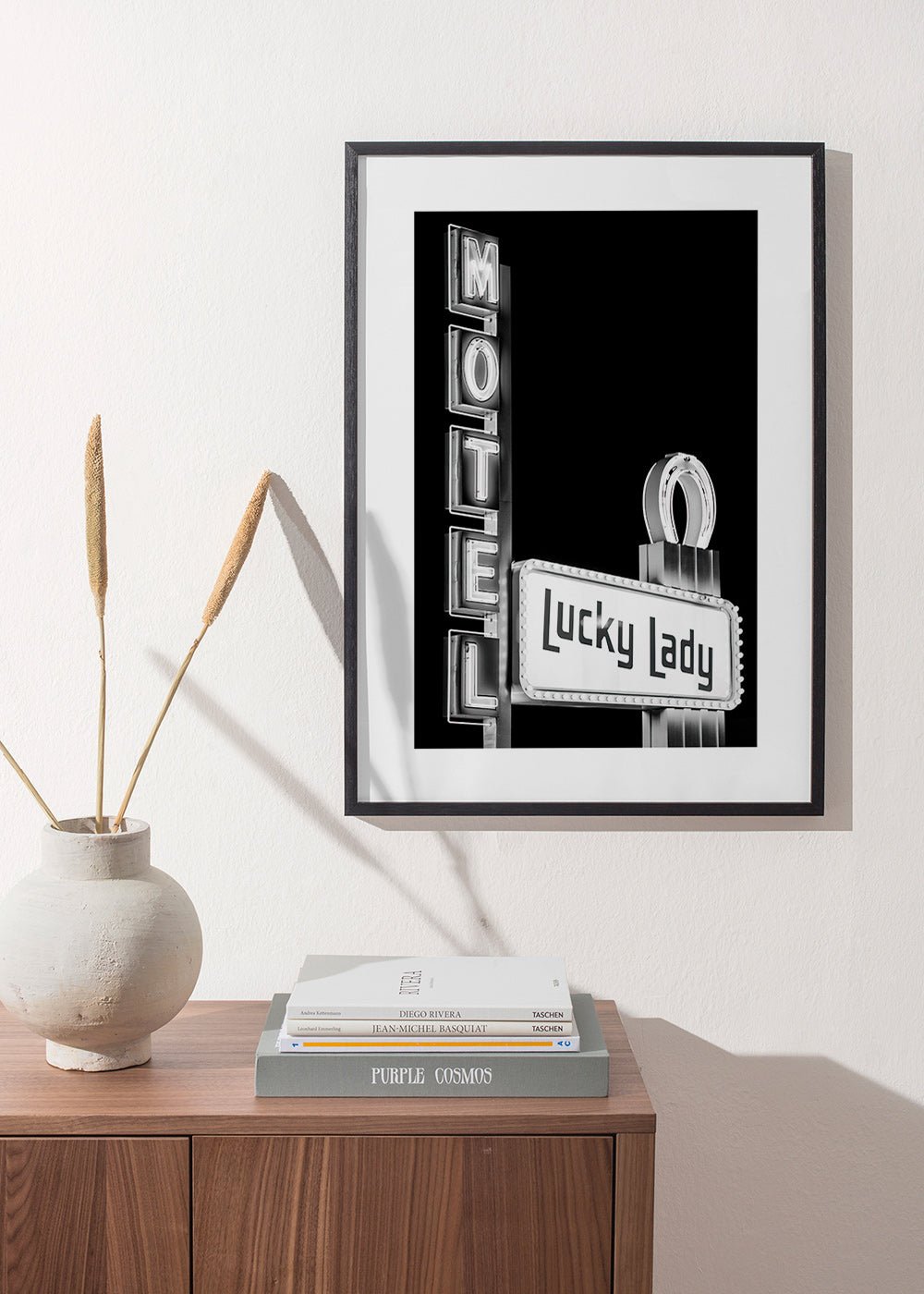 Photograph Lucky Lady motel neon sign – Product3