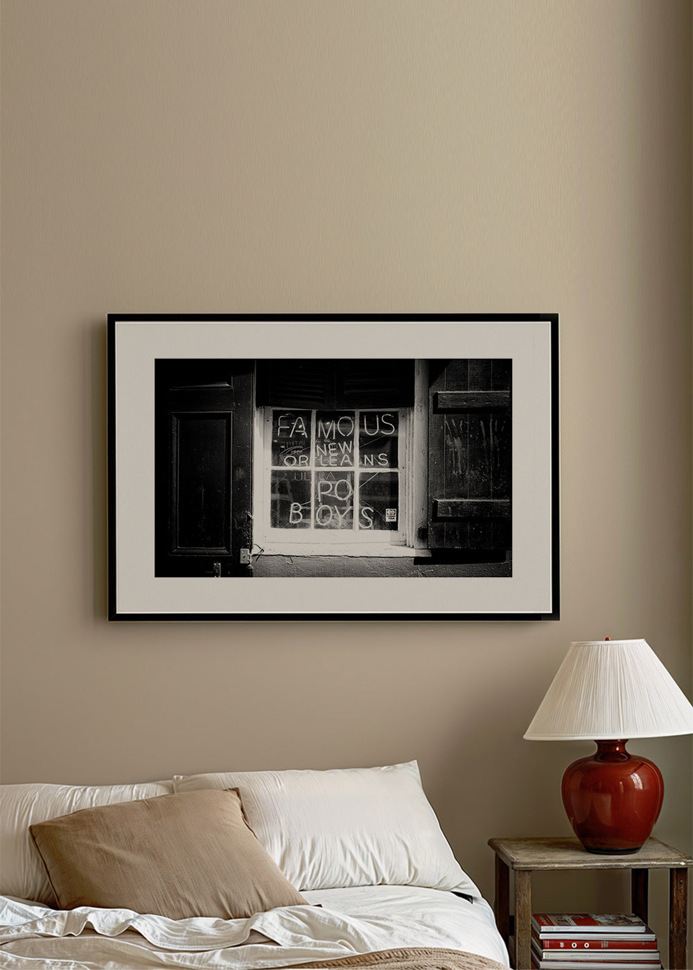 Kitchen art: New Orleans sign in black and white – Product3