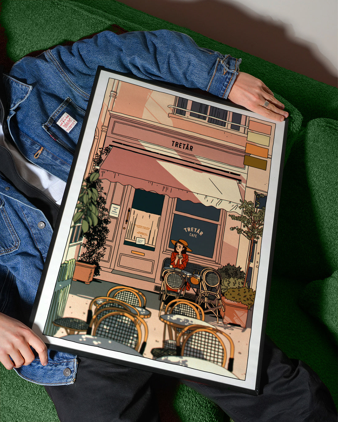 Tretar - Framed poster detail