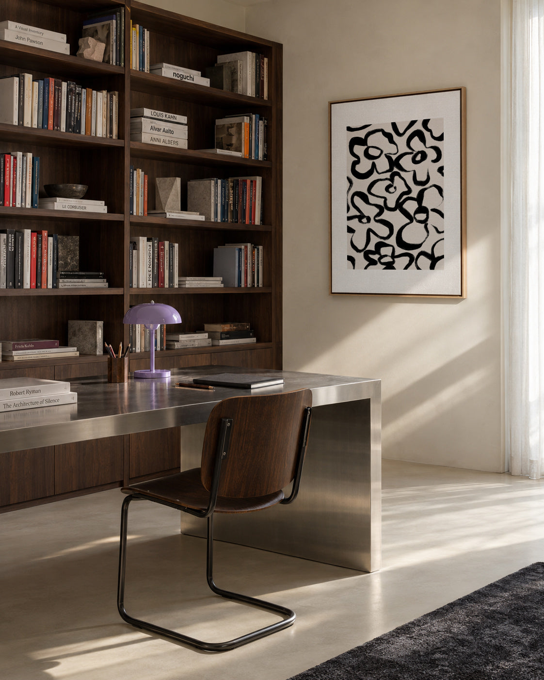 Bold and beautiful - Framed canvas in an interior