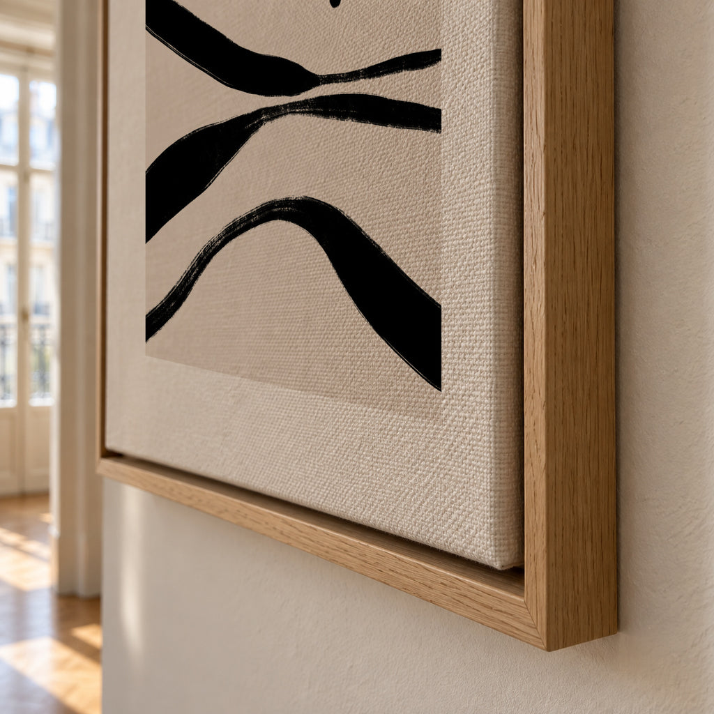 Wide and wild - Framed canvas detail