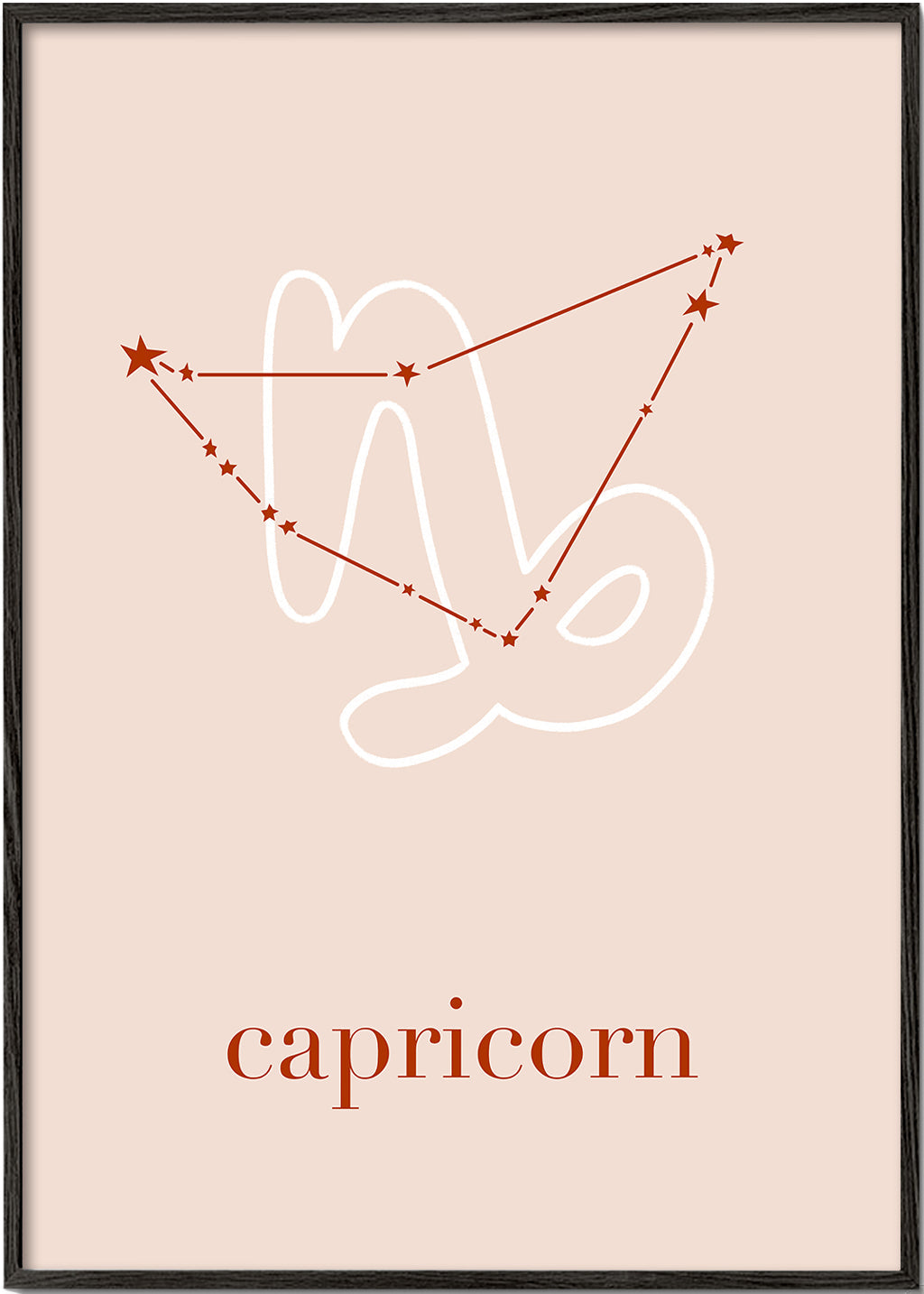 Capricorn Constellation Blush