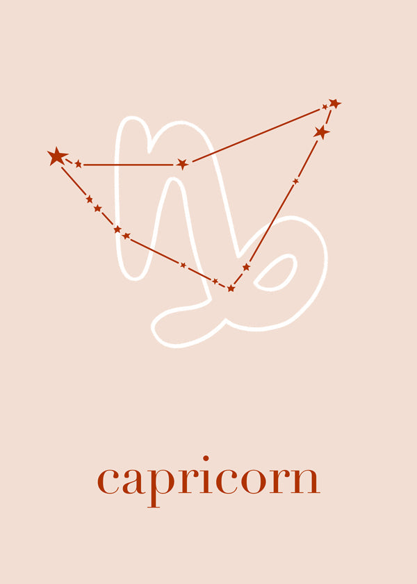 Capricorn Constellation Blush