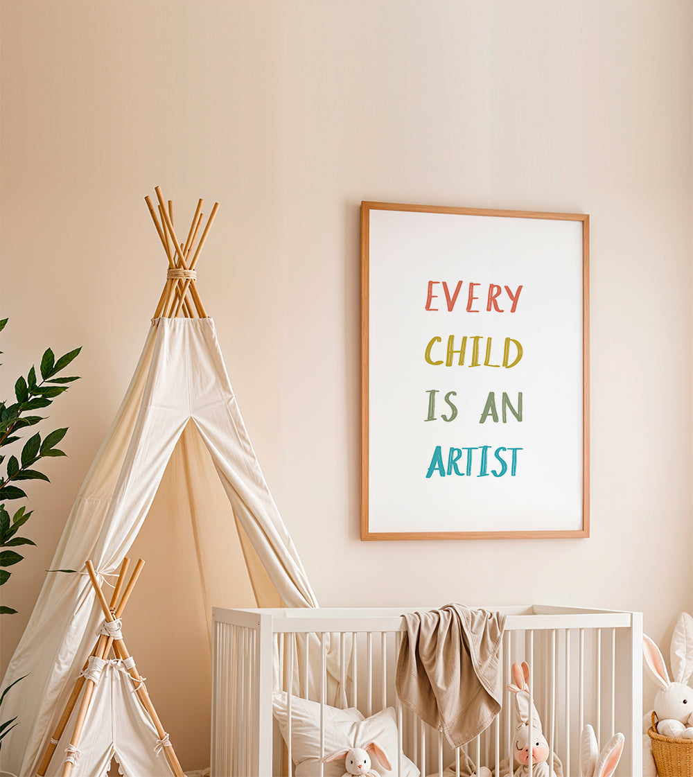 Every child is an artist Quote