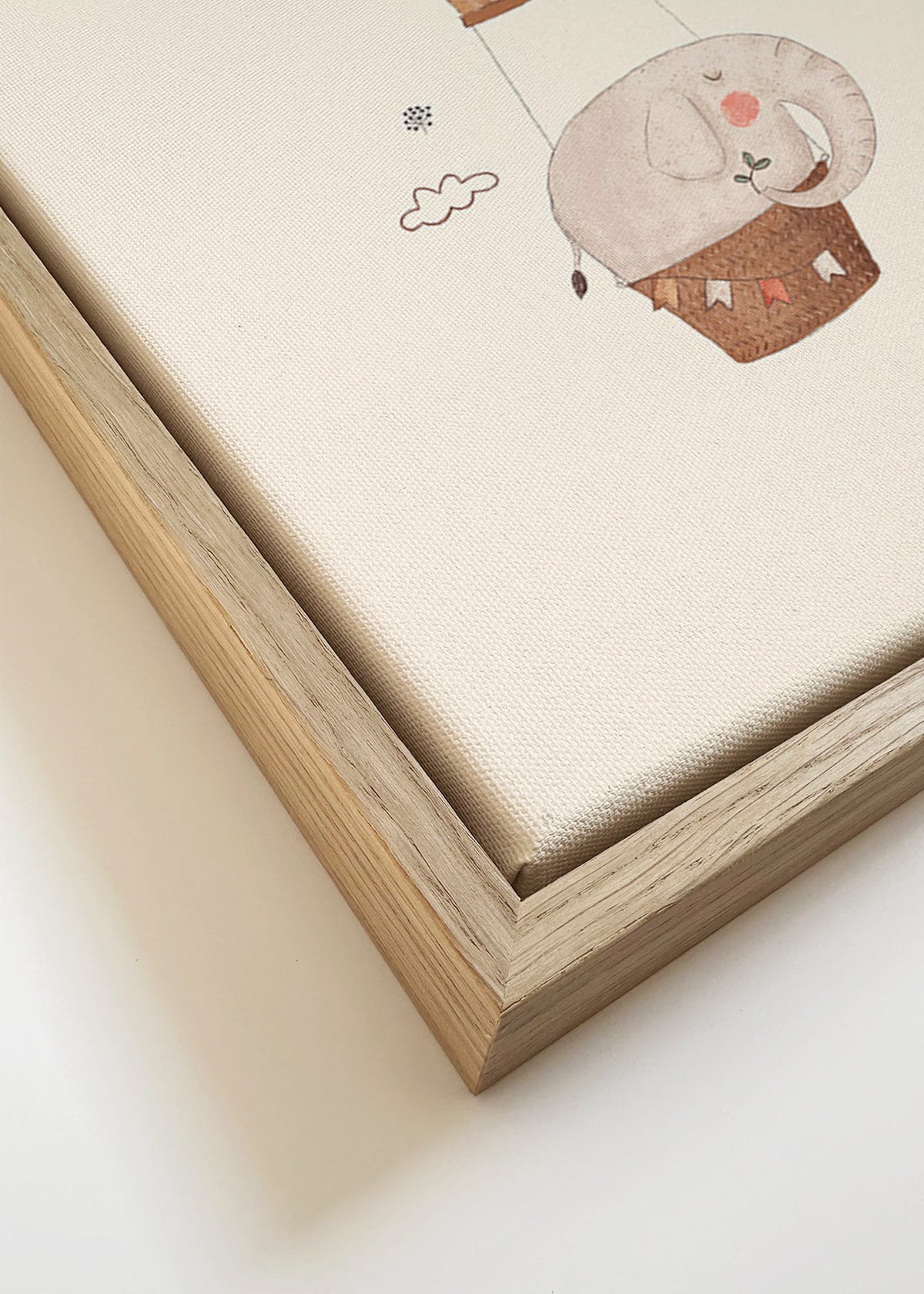 Children's elephant balloon print