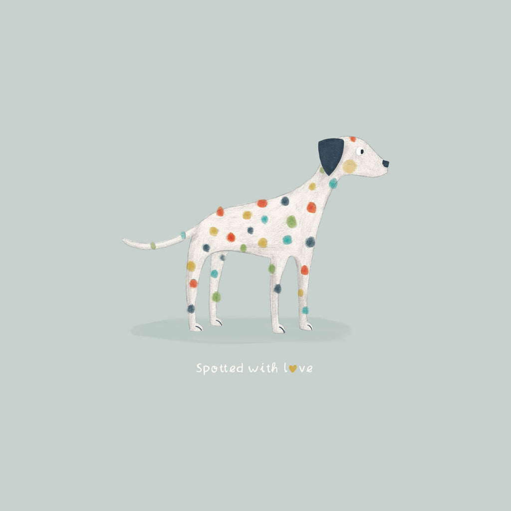 Dalmatian spotted with love - Unframed art print