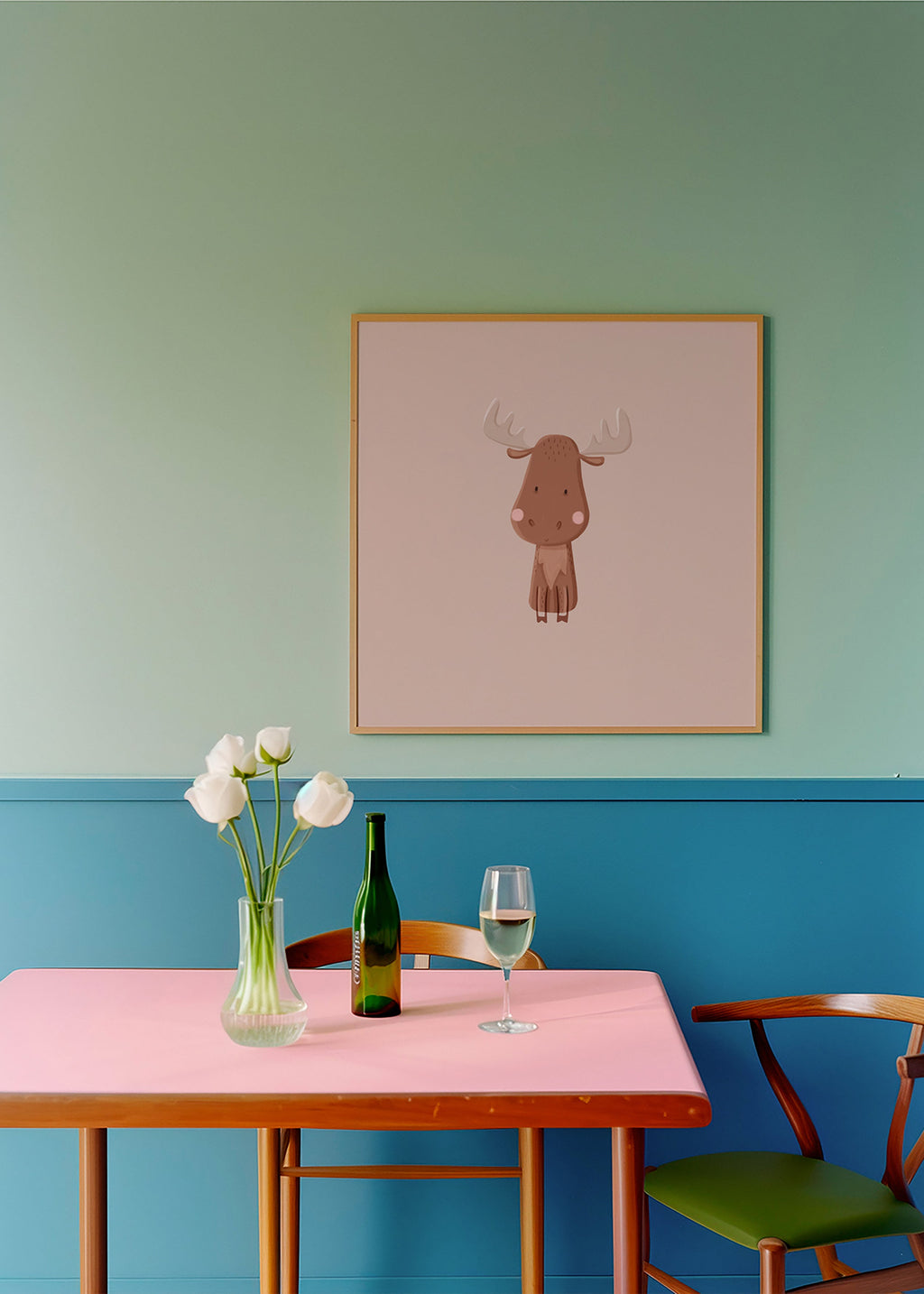Minimal moose illustration