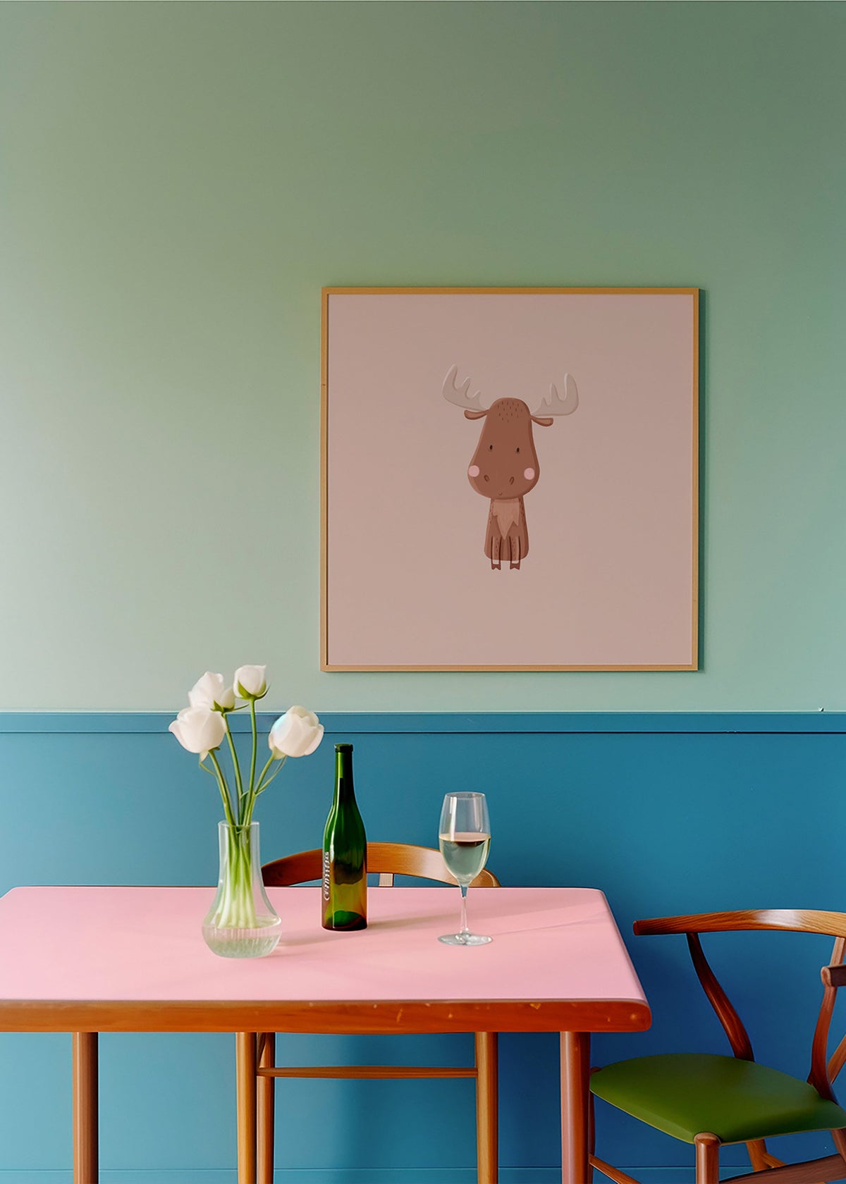 Minimal moose illustration