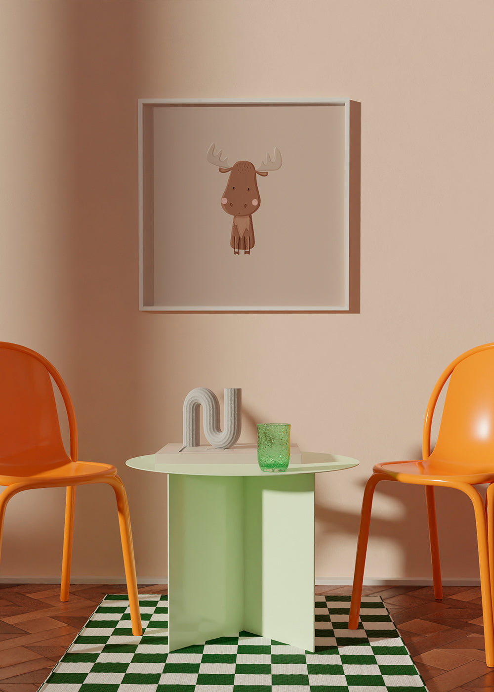 Minimal moose illustration