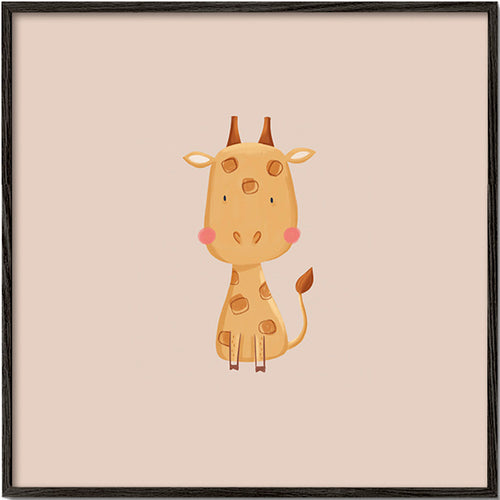 Children's print with cute giraffe