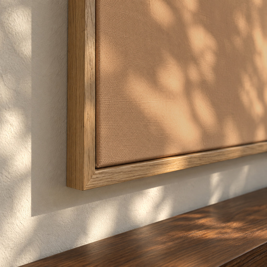 Fox - Framed canvas detail