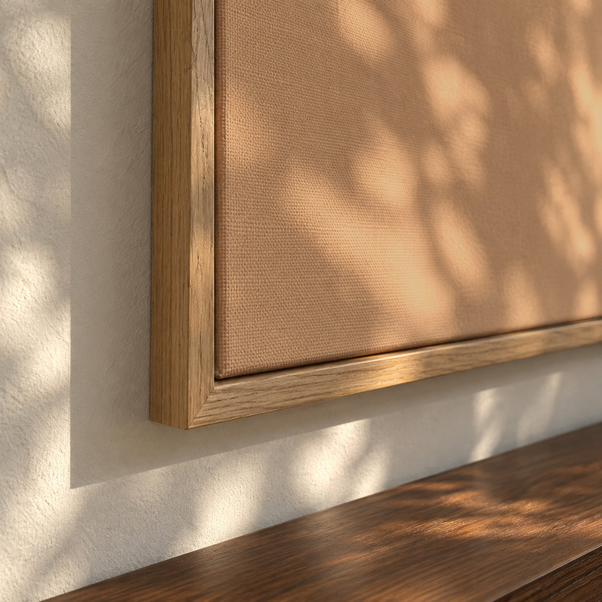 Fox - Framed canvas detail