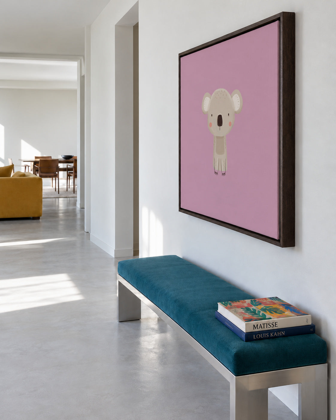 Koala - Framed canvas in an interior