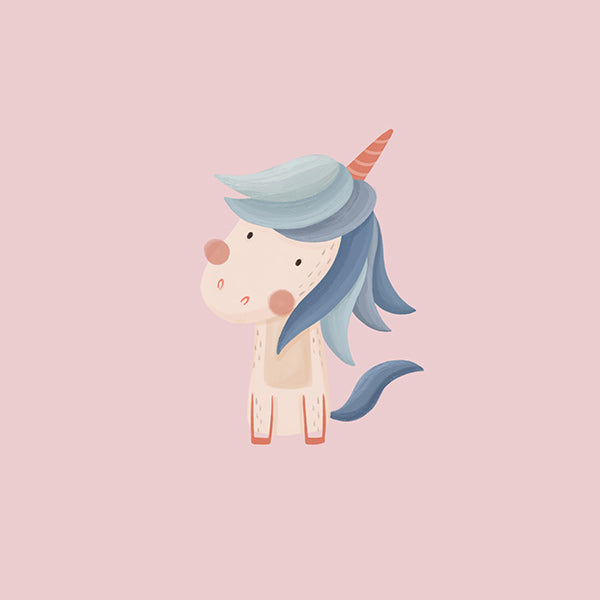 Kids print: cute unicorn
