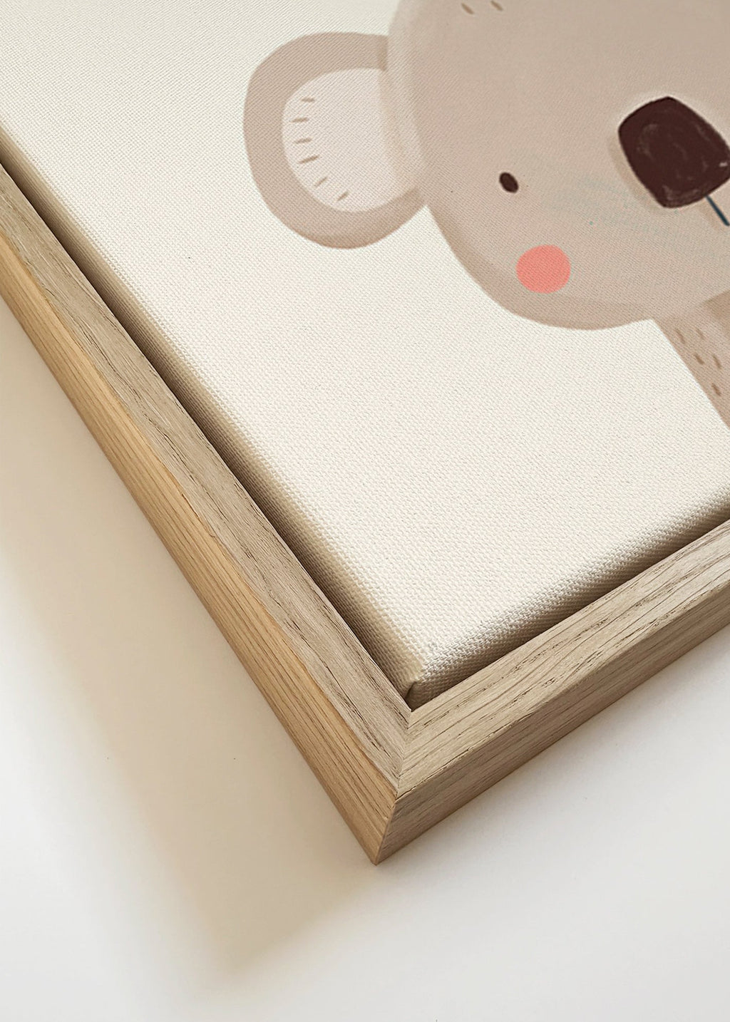Children's print cute koala portrait