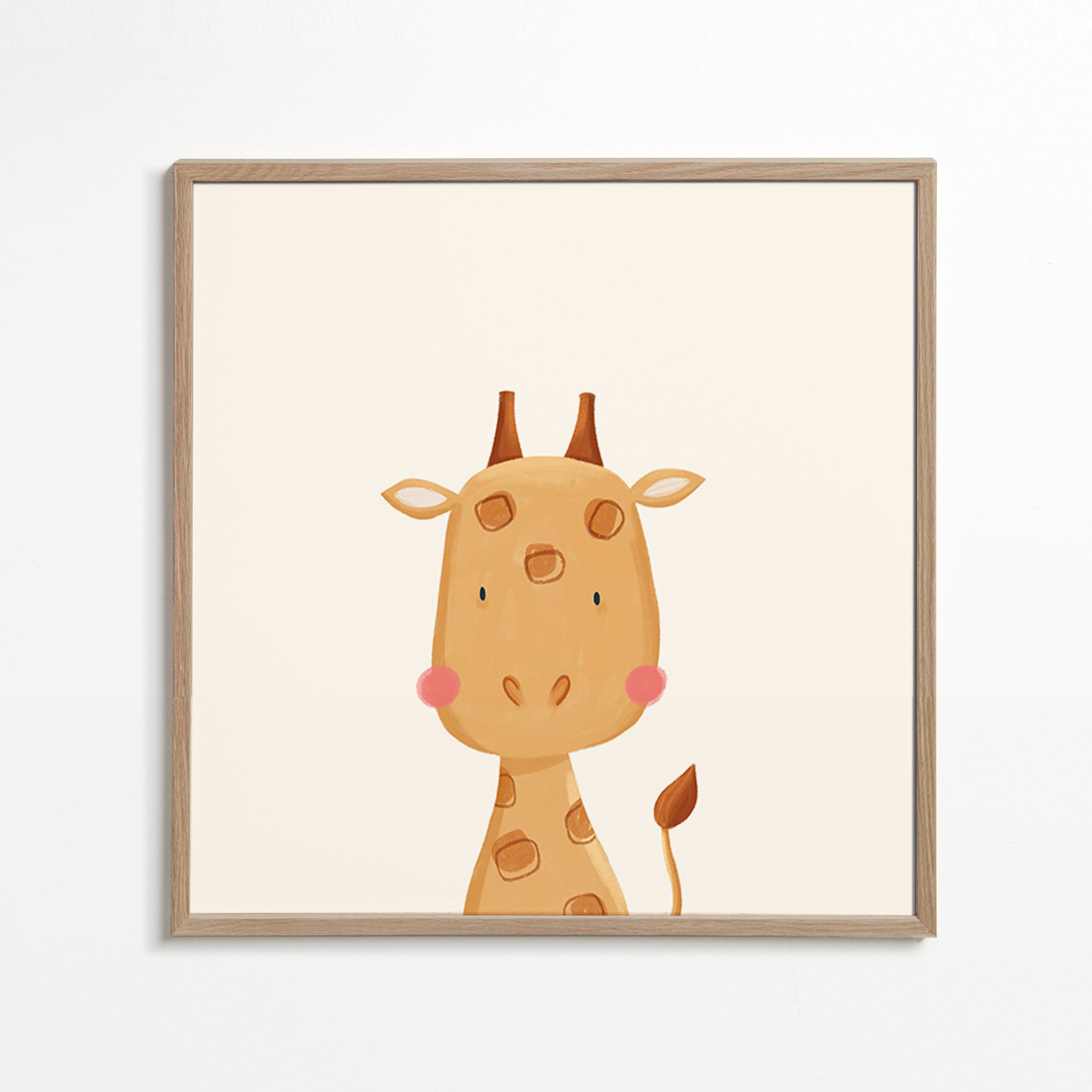 Children's print: sweet giraffe
