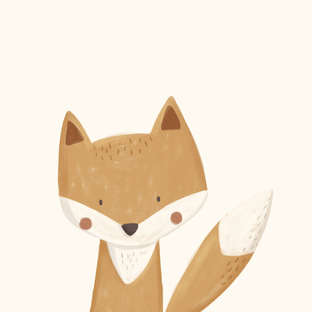 Sweet fox - Unframed art print