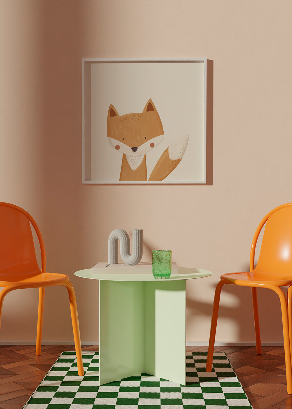 Cute fox illustration