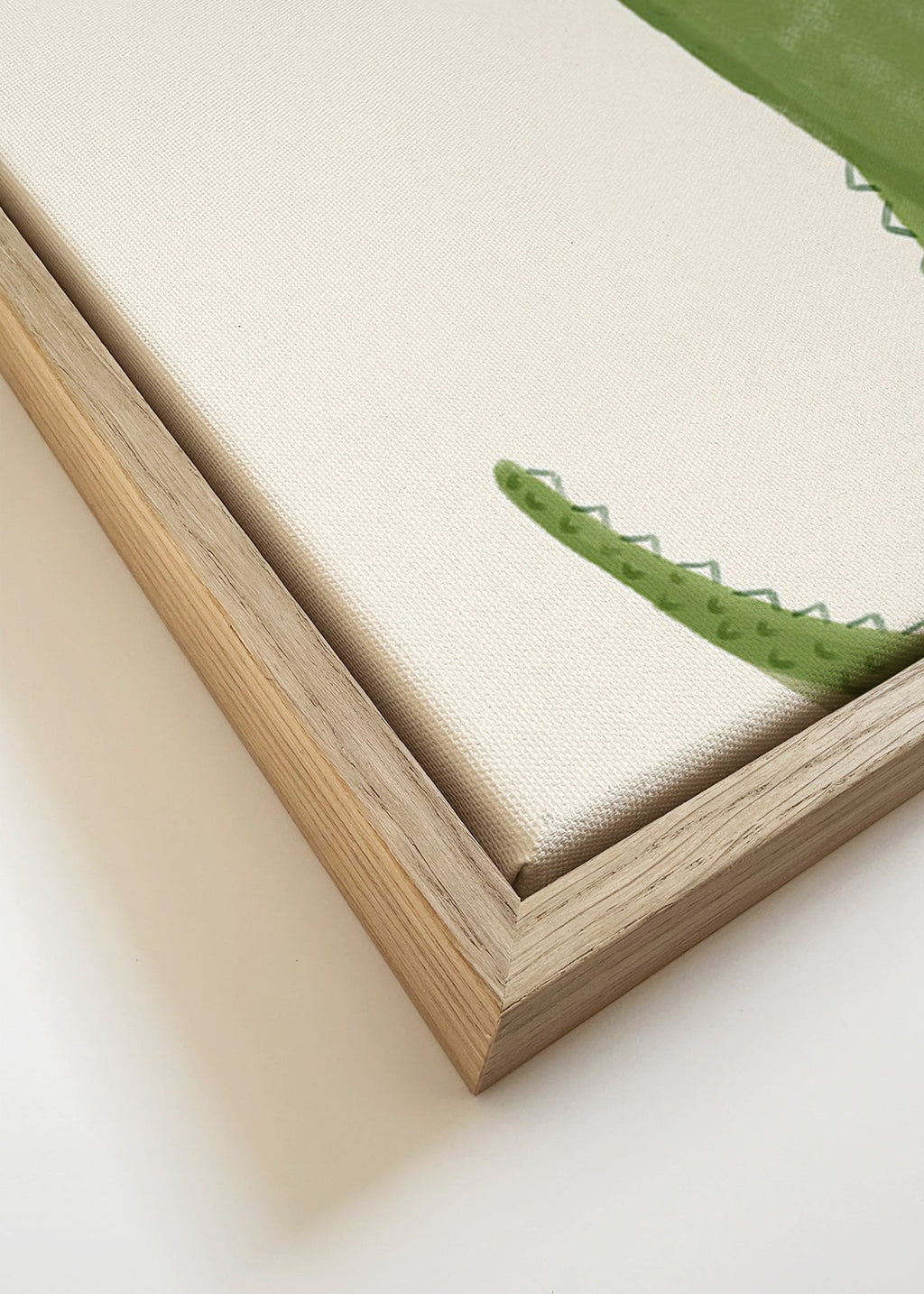 Children's print smiling crocodile